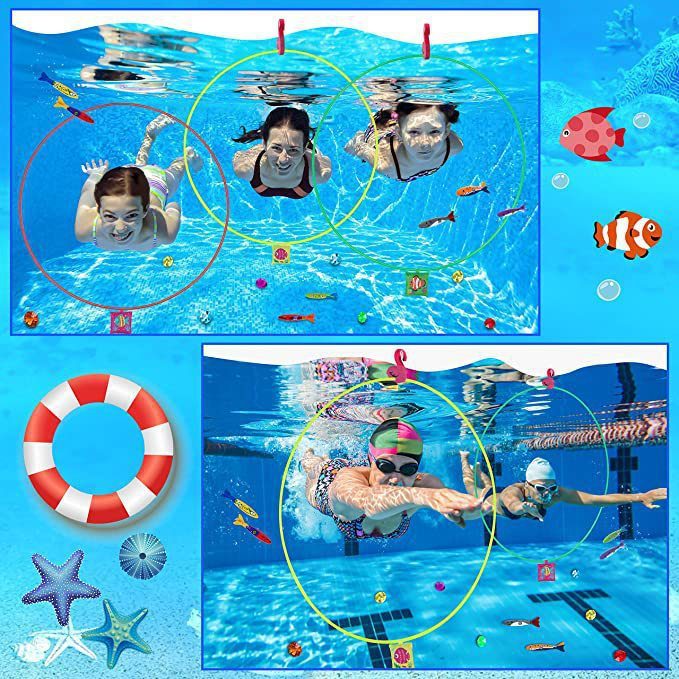 27PCS Pool Toys Games Set