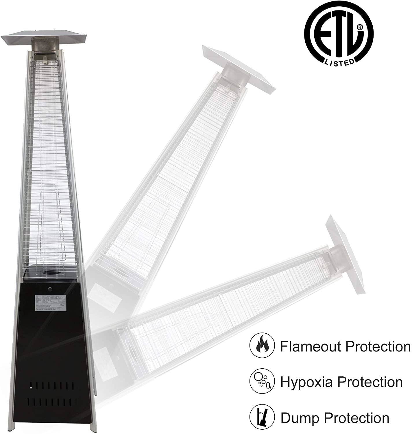 Pyramid Standing Propane Heater With Wheels
