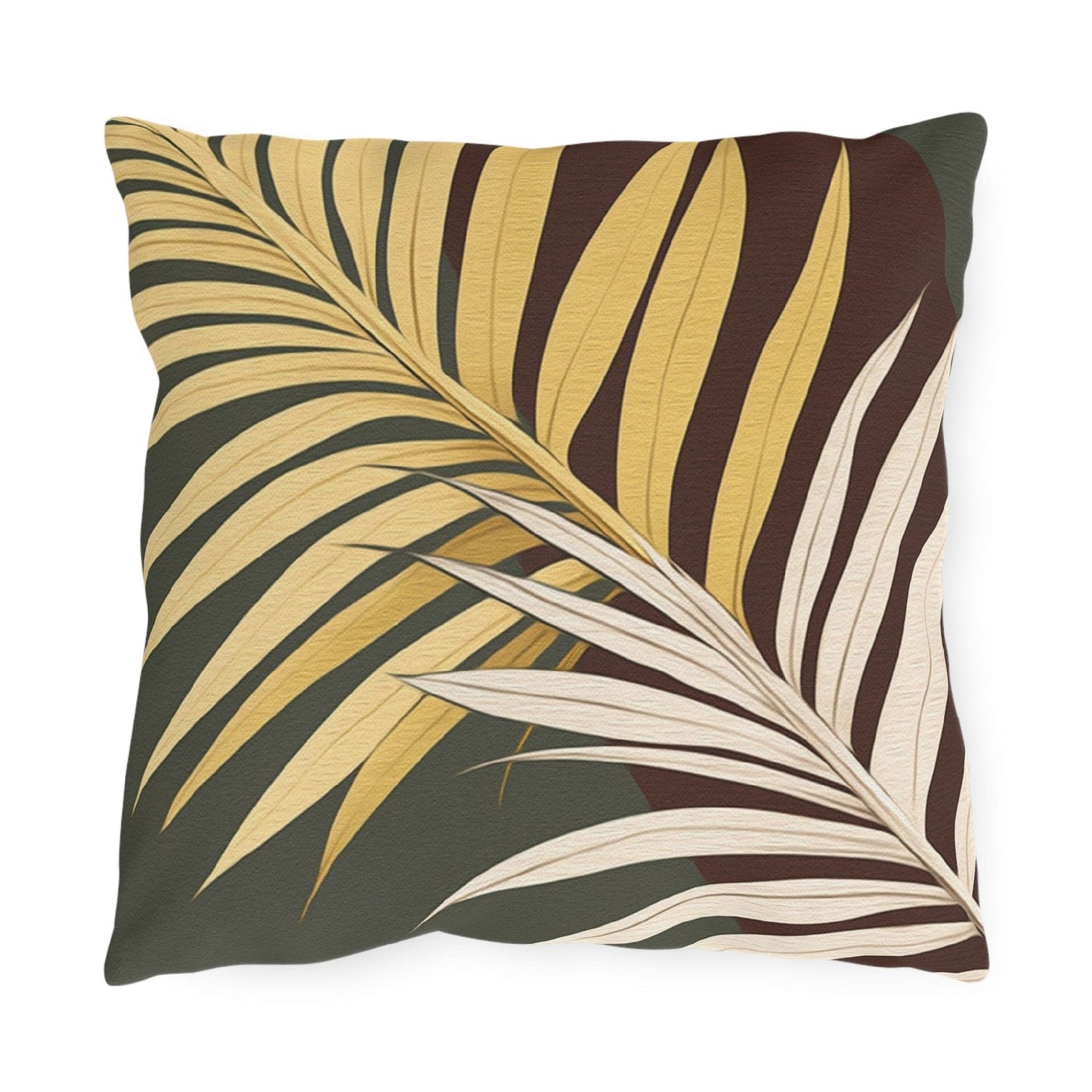 Decorative Outdoor Pillows With Zipper - Set Of 2