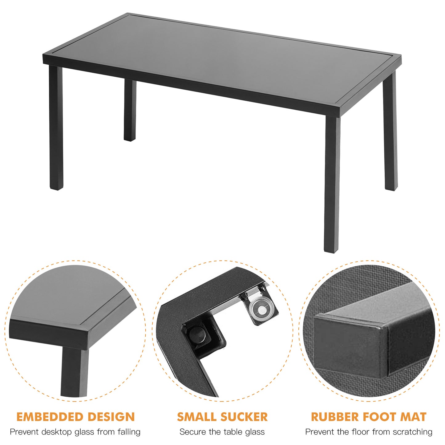 4 Pieces Patio Furniture Set Outdoor