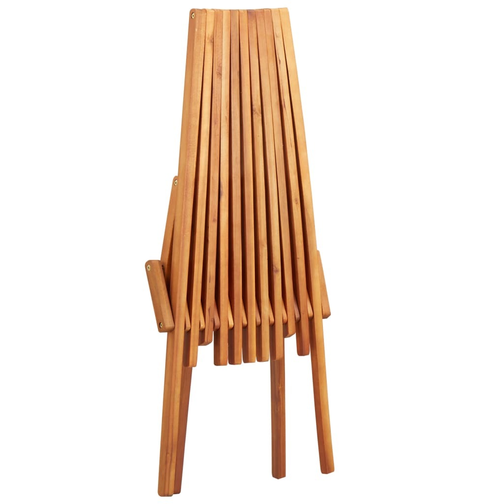Acacia Wood Folding Patio Chairs l 2 pcs