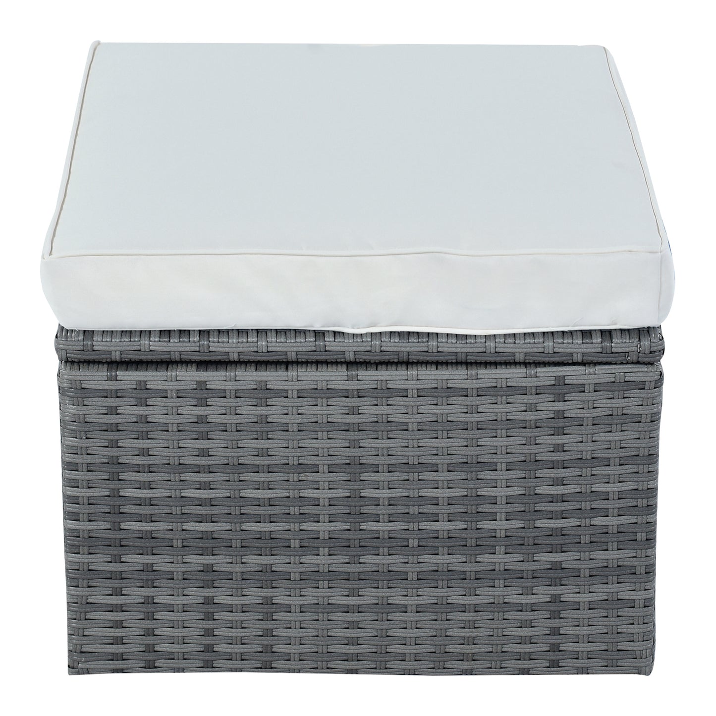 Outdoor Patio Furniture Set Sunbed with Retractable Canopy