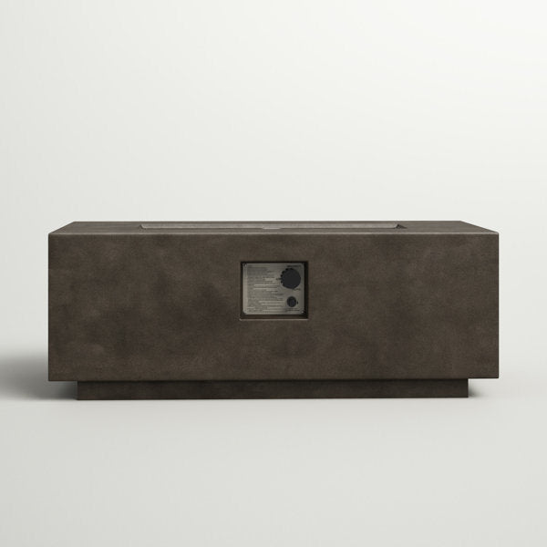 Living Source International Concrete Propane/Natural Gas Fire Pit Table