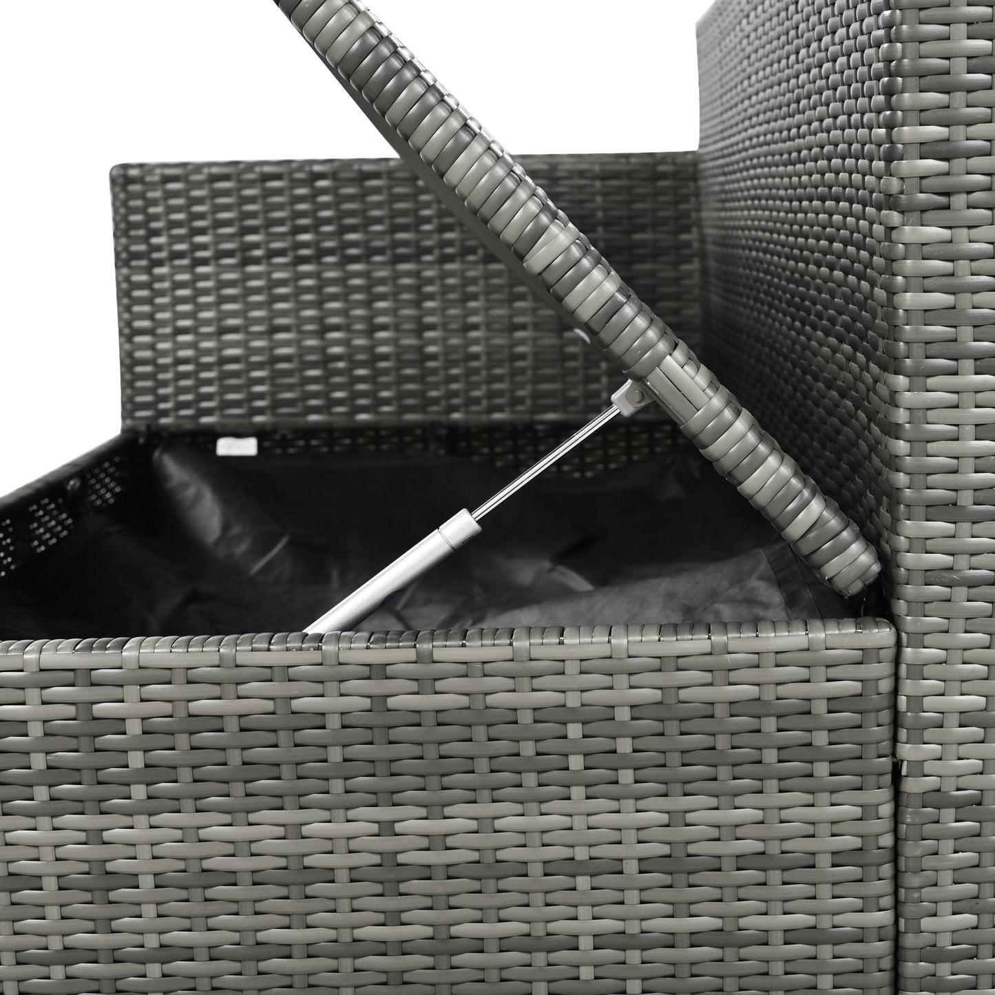 6-Piece All Weather PE Rattan Sofa Set with Pillows and Cushions
