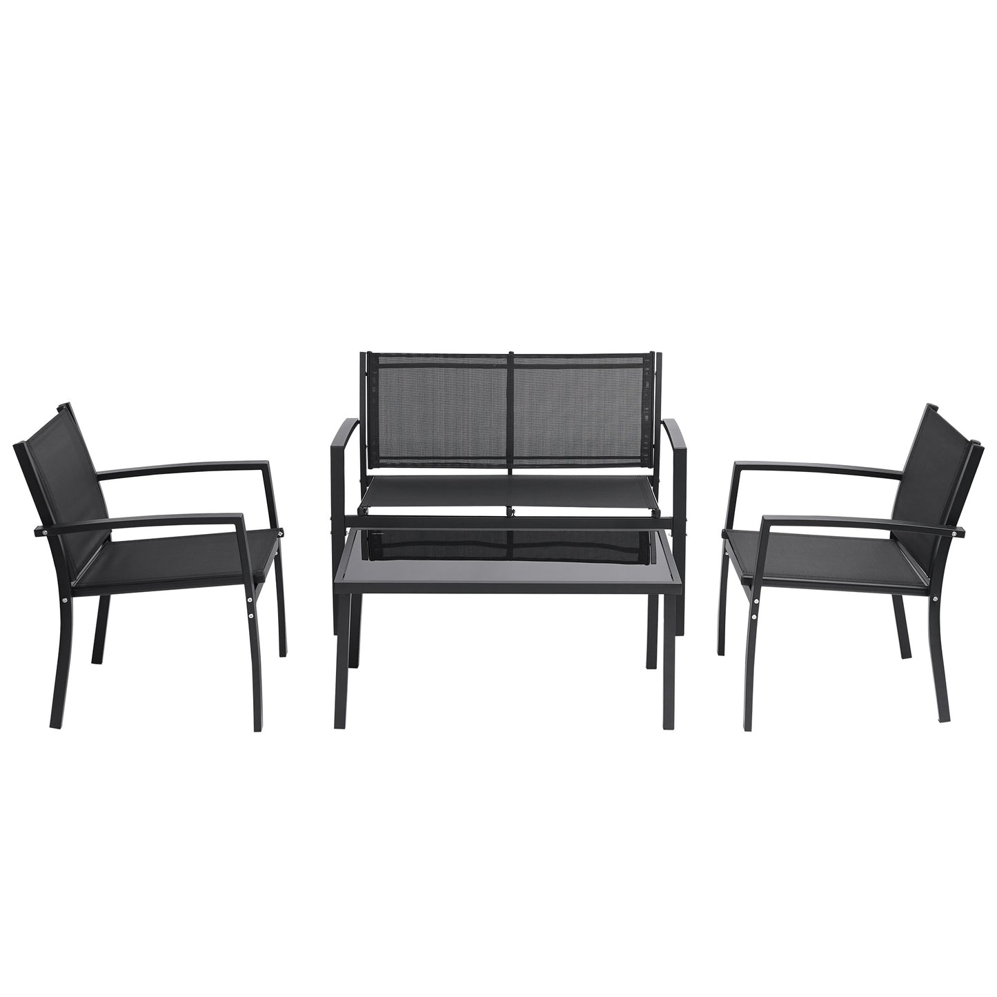 4 Pieces Patio Furniture Set Outdoor
