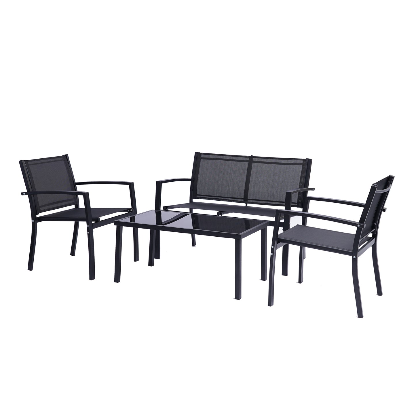 4 Pieces Patio Furniture Set Outdoor